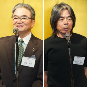 Jury members Mr. MIYATA Ryohei (left) and Mr. HIBINO Katsuhiko (right)