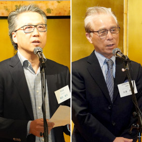 Jury members Mr. TANADA Koji (left) and Mr. OTSU Eibin (right)